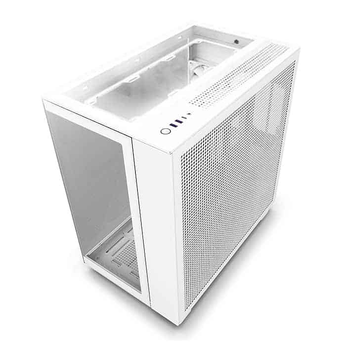 (image for) NZXT H9 Elite White Mid Tower Tempered Glass PC Gaming Case